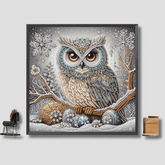 Kit de Création en Diamant 5D - Art DIY Relaxant avec Hibou