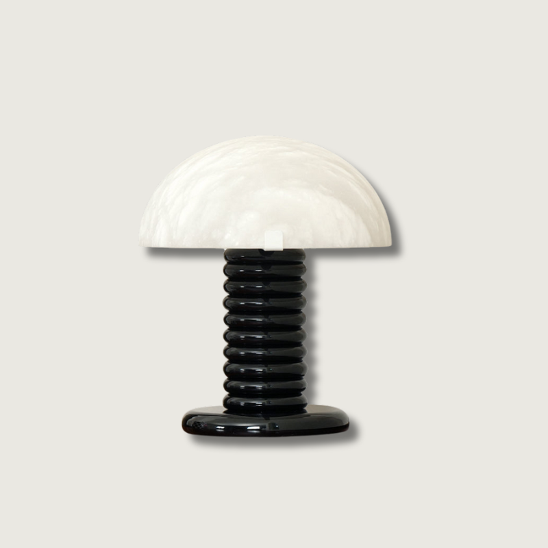 Lampe de Table Ambiante en Alabastre - Élégance et Design Sophistiqué