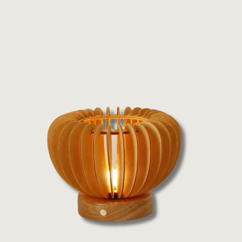 Lampe de Table en Bois Flexible - Design Élégant et Écologique