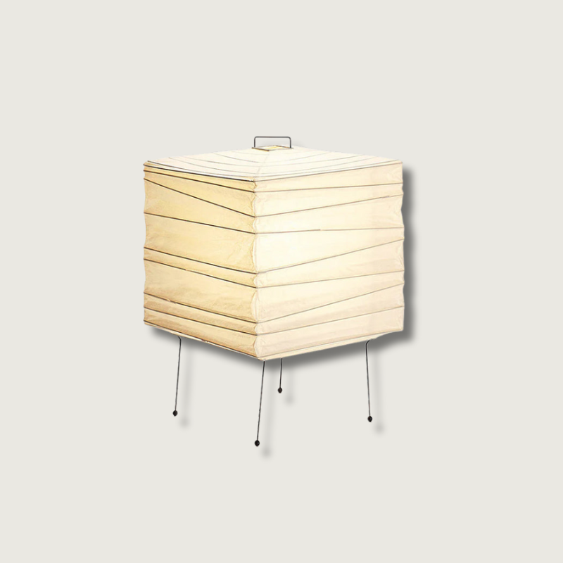Lampe en Papier de Mûrier - Design Organique et Artisanat Raffiné