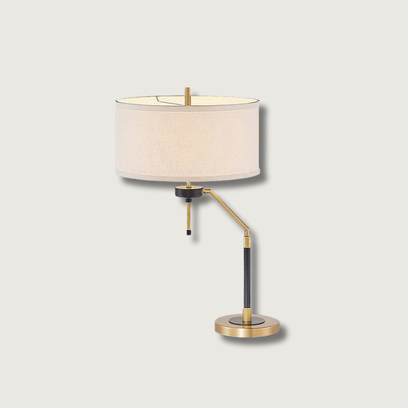 Lampe de Table Élégante en Tissu - Design Raffiné et Éclairage Uniforme
