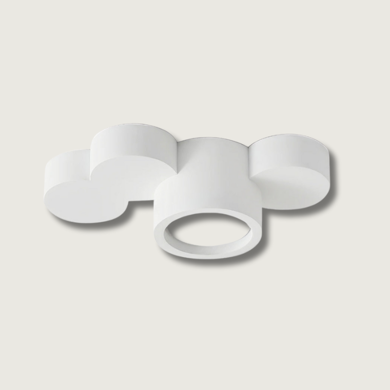 Luminaire de Plafond Rond Élégant - Éclairage Économe en Énergie et Polyvalent