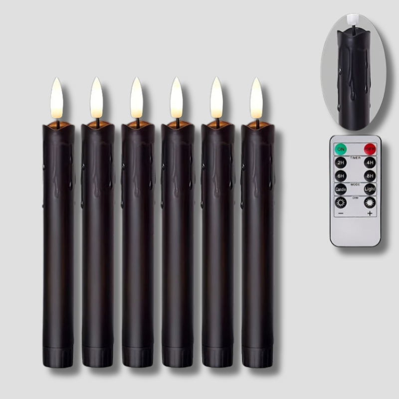 Bougies LED Télécommandées - Ambiance Chaleureuse et Sécurisée