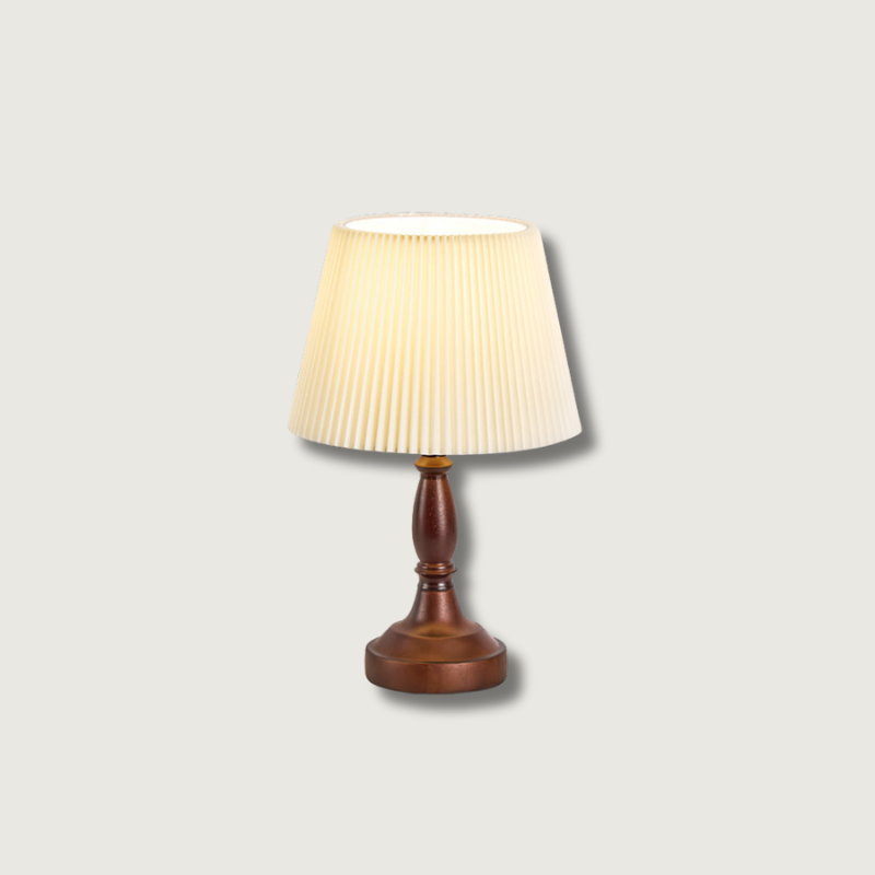 Lampe de Bureau en Bois - Éclairage Ambiant et Élégance Naturelle