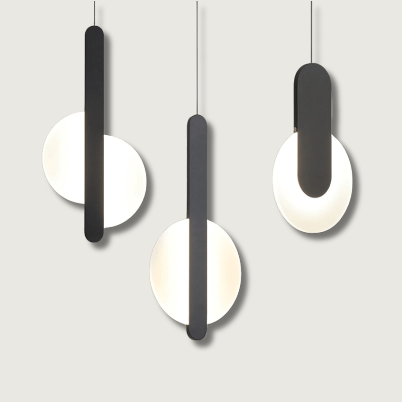 Lampe Suspendue LED Élégante - Couleurs de Lumière Changeables et Design Sophistiqué