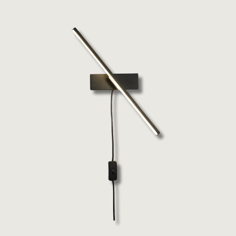 Applique Murale Scandinave Élégante - Design Minimaliste avec Prise Intégrée