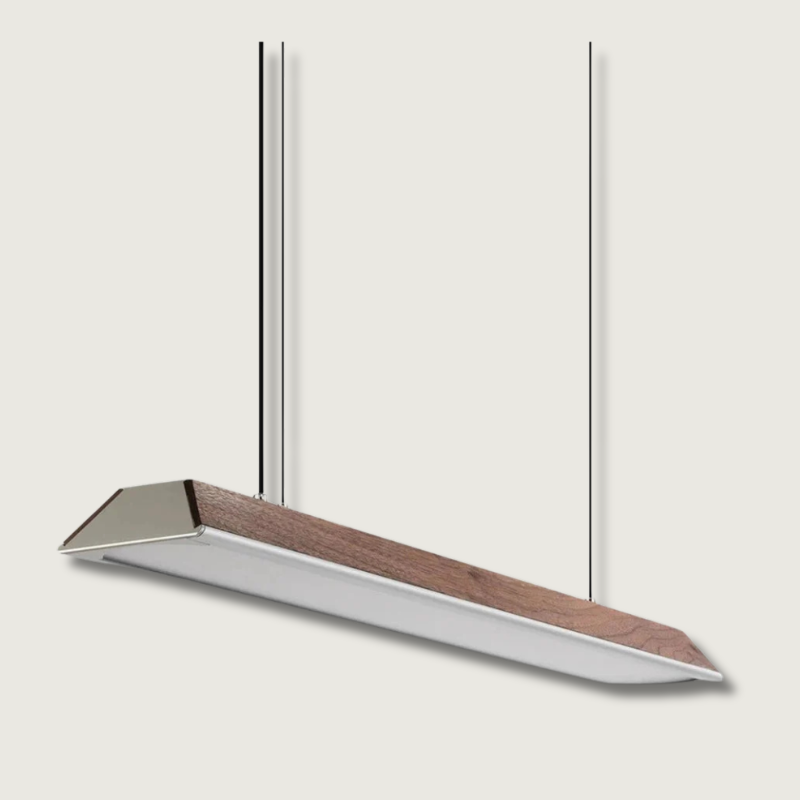 Lumière LED en Bois Naturel - Design Élégant et Écologique