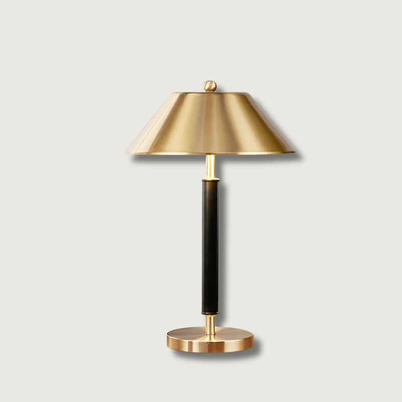 Lampe de Table Moderne Noir et Or - Élégance et Éclairage Raffiné
