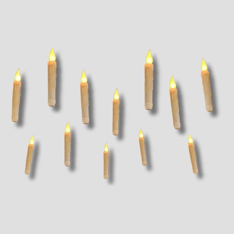 Bougies Flottantes LED avec Télécommande - Ambiance Sûre et Festive pour Toutes les Occasions