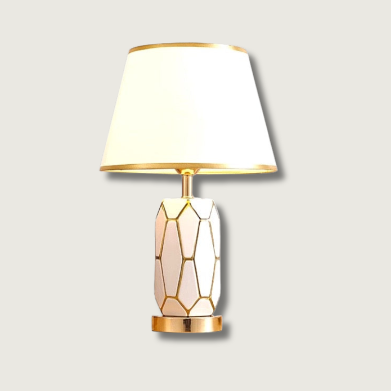 Lampe de Bureau en Céramique Rétro - Élégance et Ambiance Nostalgique