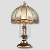 Lampe de Bureau en Bronze Antique - Éclairage Double et Design Traditionnel