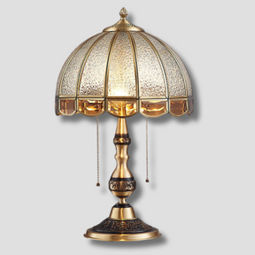 Lampe de Bureau en Bronze Antique - Éclairage Double et Design Traditionnel