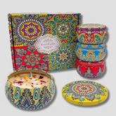 Bougies Parfumées Jasmin et Santal - Ambiance Apaisante pour Détente