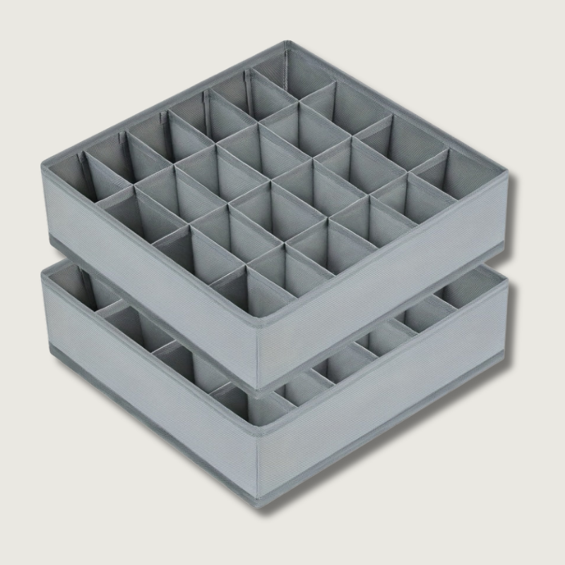 Organisateur de Tiroir Pliable - 24 Compartiments pour Rangement Efficace