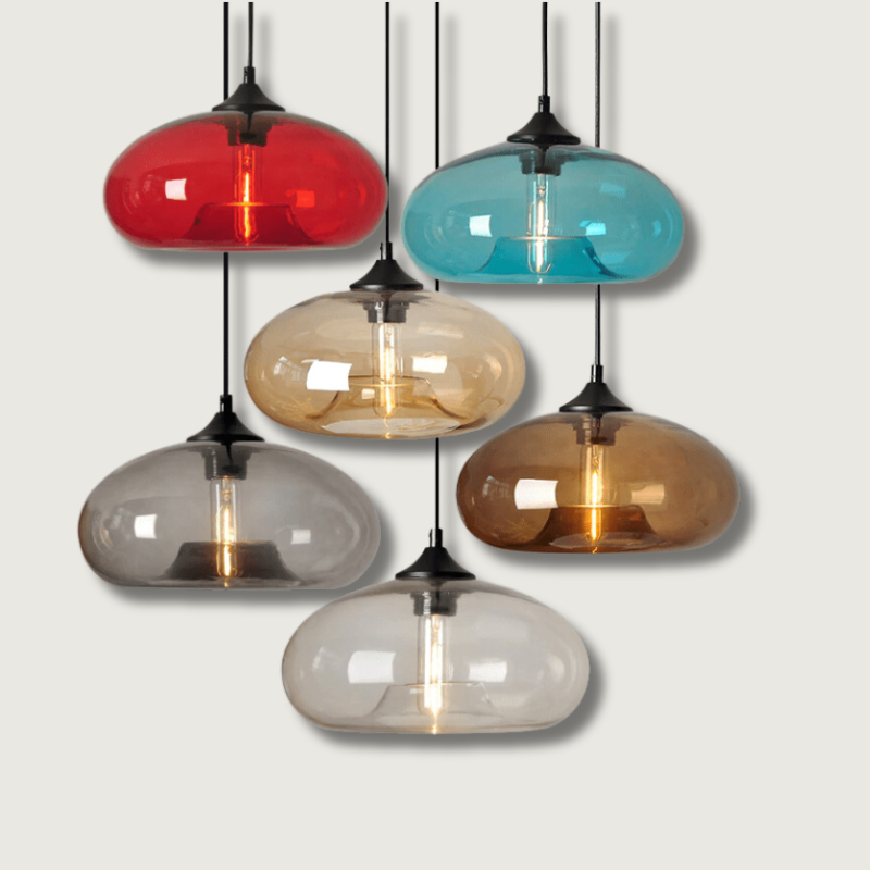 Suspension en Verre Élégante - Design Raffiné et Polyvalent