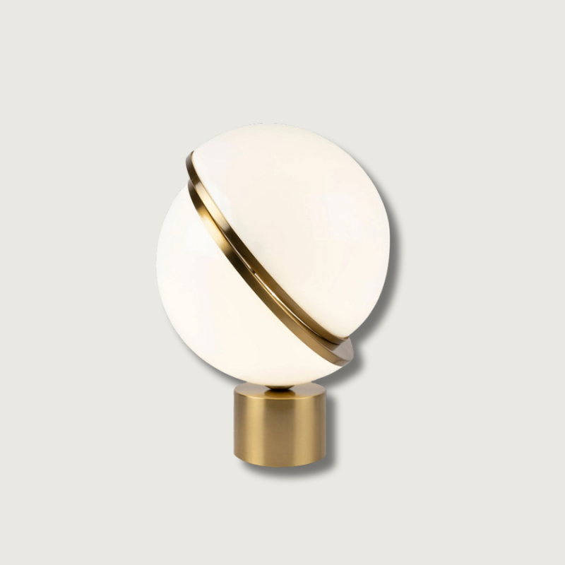 Lampe de Table en Croissant - Design Unique et Éclairage Doux