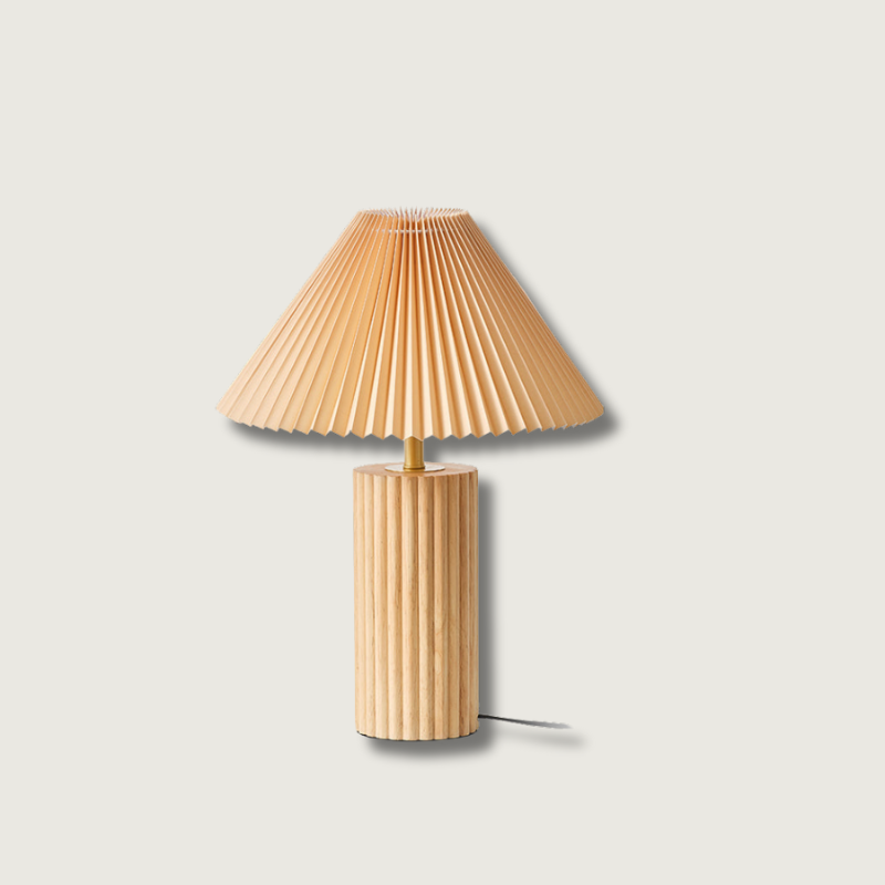 Lampe de Table Élégante en Bois - Design Classique et Moderne