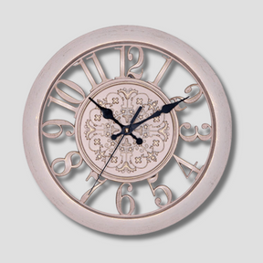Horloge Murale Rétro Vintage - Ambiance Élégante avec Grands Chiffres