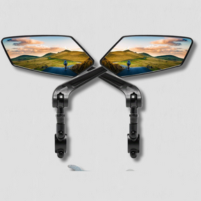Miroir de Vélo Rétroviseur Rotatif - Visibilité Optimale et Sécurité Maximale