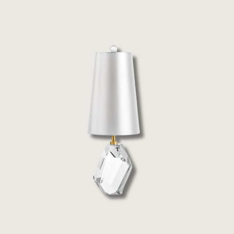 Lampe de Table en Cristal - Éclairage Élégant et Ambiance Chaleureuse