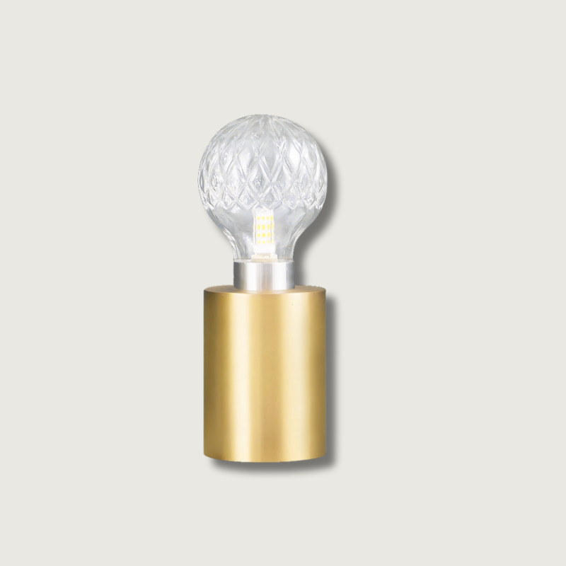 Lampe de Table en Cristal - Éclat Luxueux et Lueur Ambiante