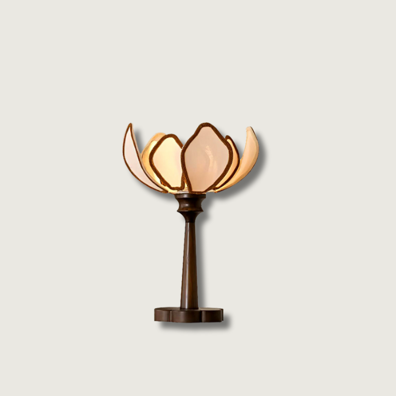 Lampe de Table Écologique - Design Floral et Ambiance Chaleureuse