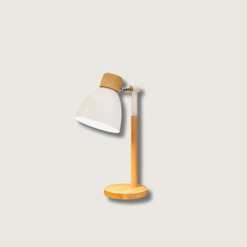 Lampe de Table en Bois - Couleurs Douces et Chaleureuses