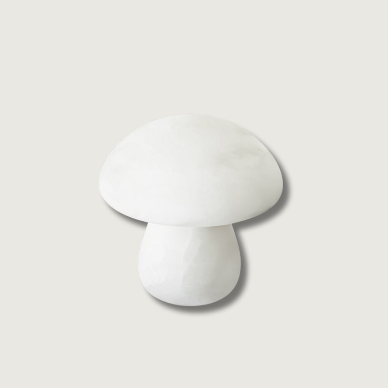 Lampe en Alabastre Champignon - Ambiance Chaleureuse et Élégante