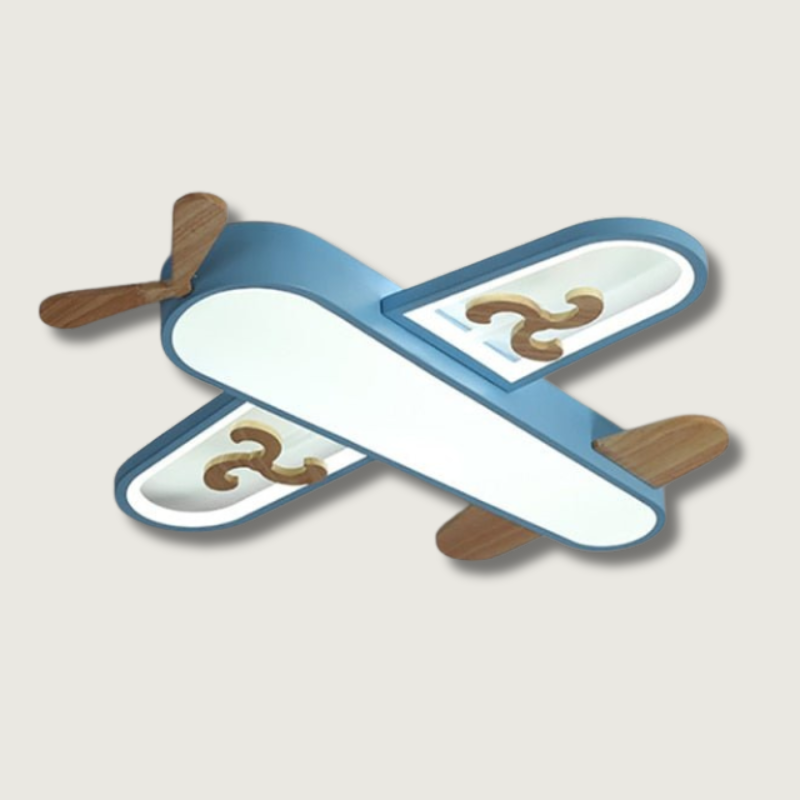 Plafonnier LED Avion pour Enfants - Éclairage Amusant et Économique