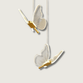 Pendentif LED Ailes de Papillon - Éclairage Élégant et Ambiance Magique