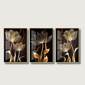 Tapisserie Murale Fleurs en Toile - Élégance et Luxe pour Votre Intérieur