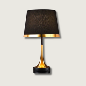 Lampe de Table Rétro en Or et Noir - Élégance et Glamour pour Votre Espace
