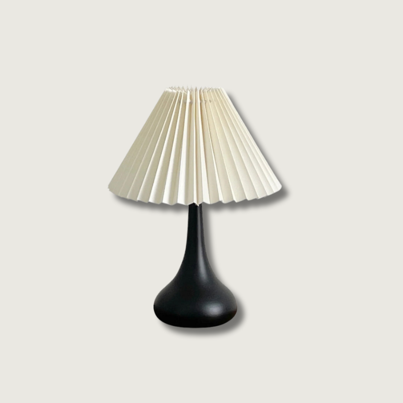 Lampe de Table Esthétique Tambour - Ambiance Cosy et Élégante