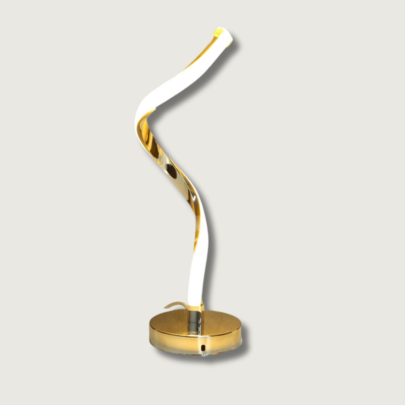 Lampe de Bureau LED Spiral - Design Élégant et Économe en Énergie
