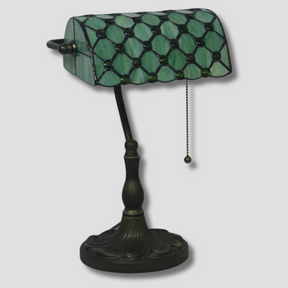 Lampe de Table Vintage en Demi-Cylindre - Élégance Classique et Ambiance Chaleureuse