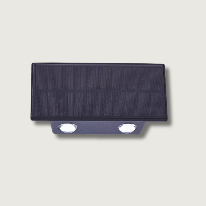 Lampe Murale Solaire Moderne - Éclairage Chic et Résistant aux Intempéries