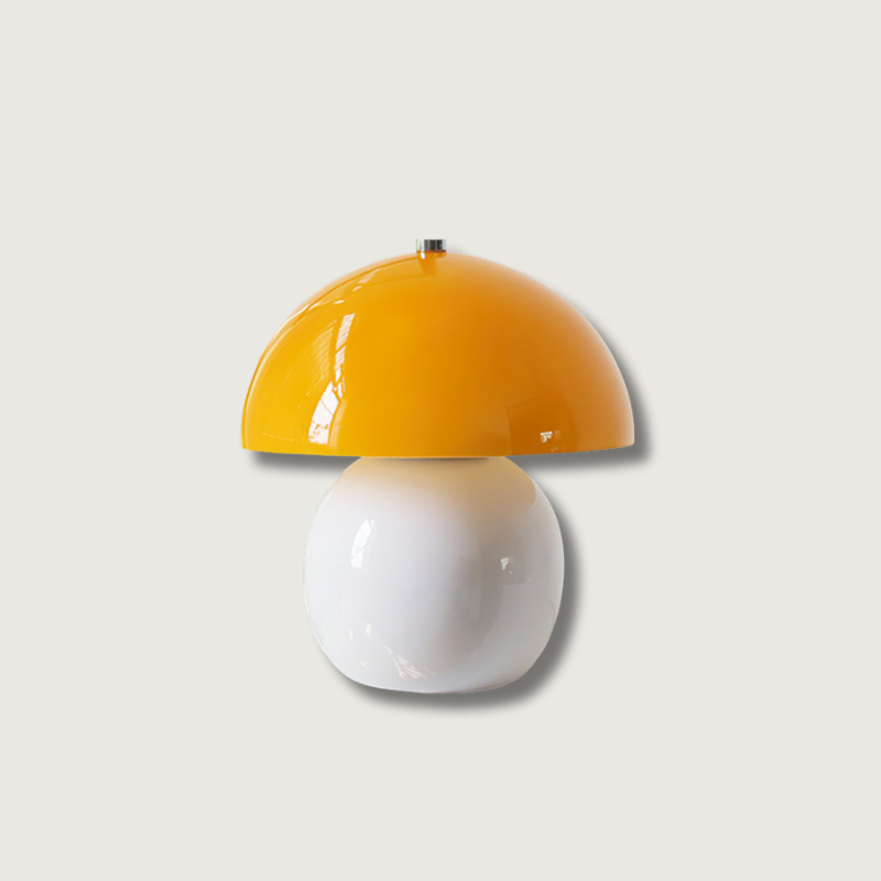 Lampe de Table Champignon en Céramique - Ambiance Ludique et Éclairage Frais