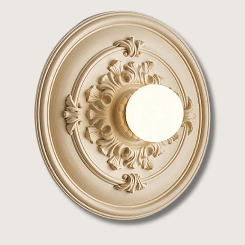 Applique Murale Ronde Rétro - Éclairage Élégant et Durable