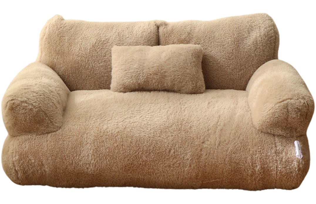 Canapé pour Animaux Doux et Spacieux - Confort Ultime et Lavable en Machine