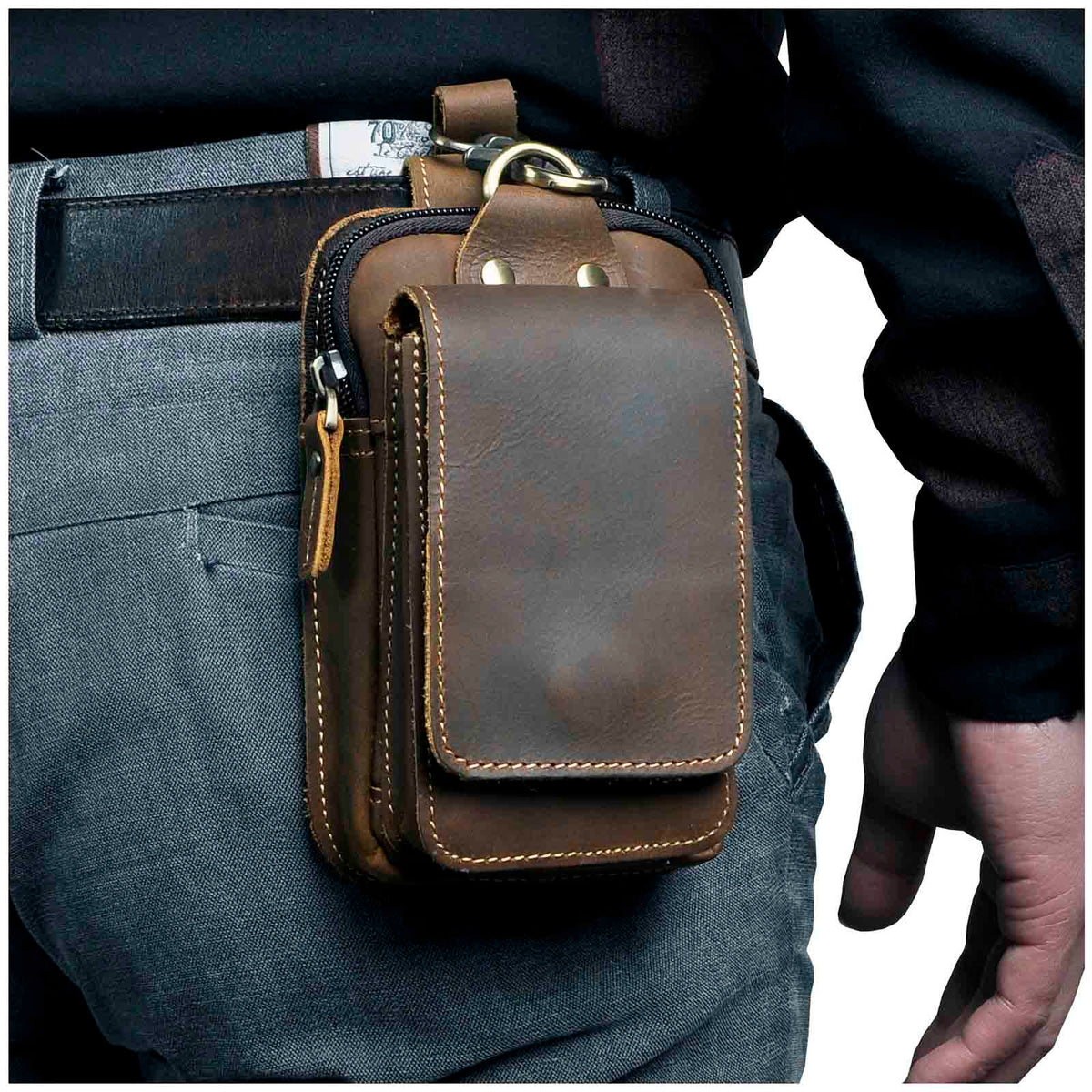 Sac Bandoulière Compact Multifonction - Design Élégant avec Poches Multiples