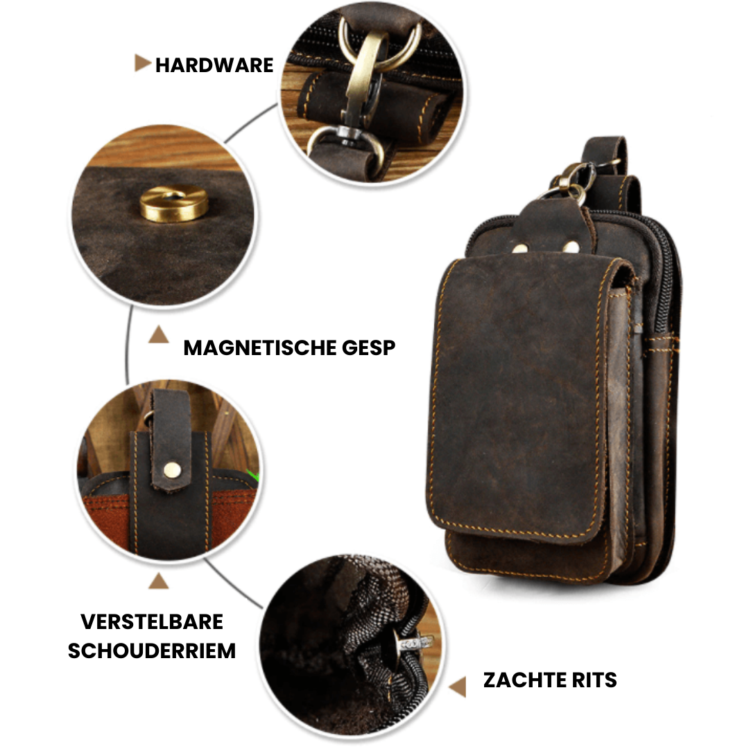 Sac Bandoulière Compact Multifonction - Design Élégant avec Poches Multiples