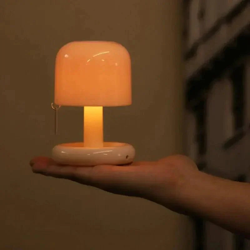 Lampe de Table Rechargeable - Atmosphère Romantique et Sereine