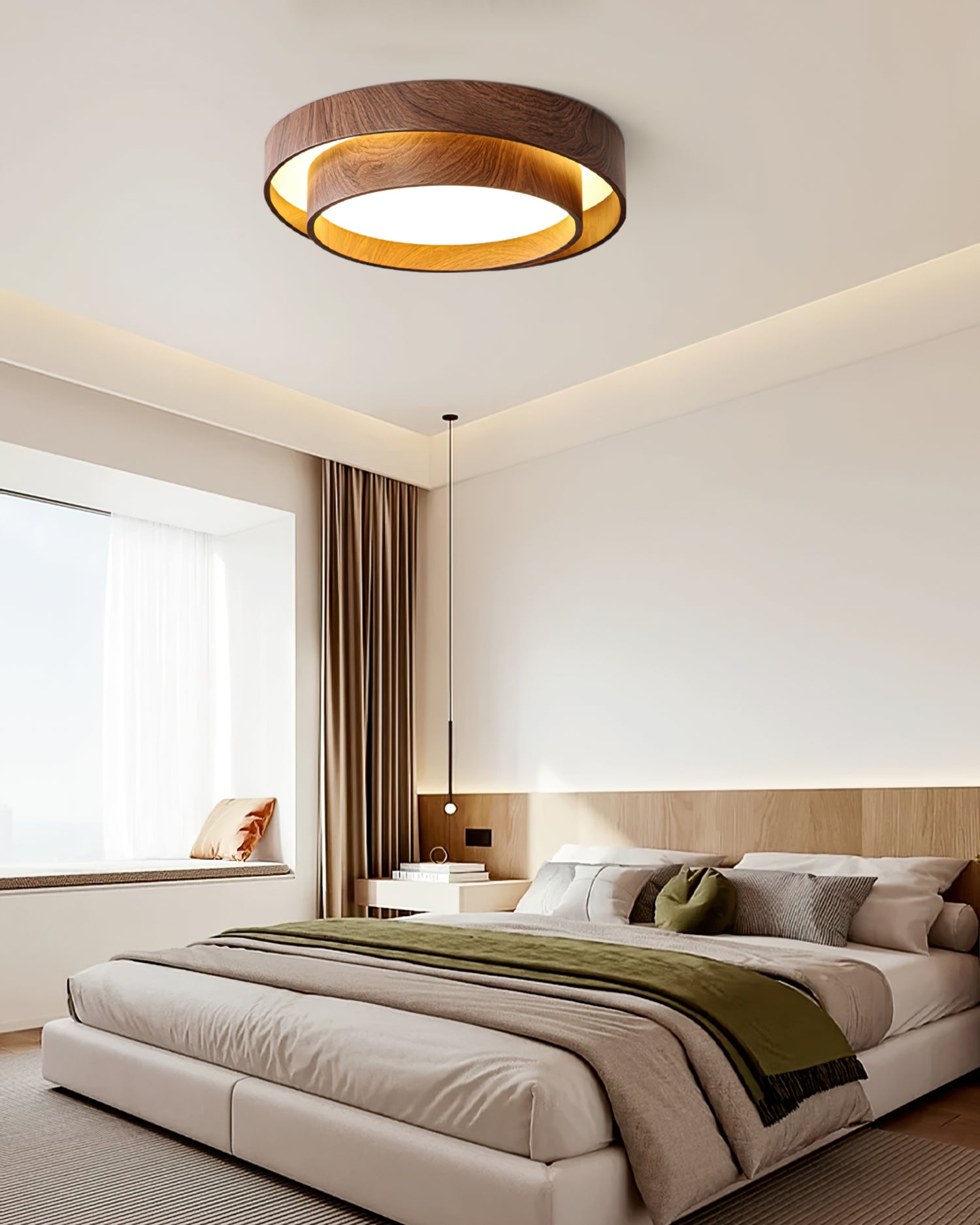 Lampe de Plafond LED Contemporaine - Éclairage Doux et Élégant pour Intérieur