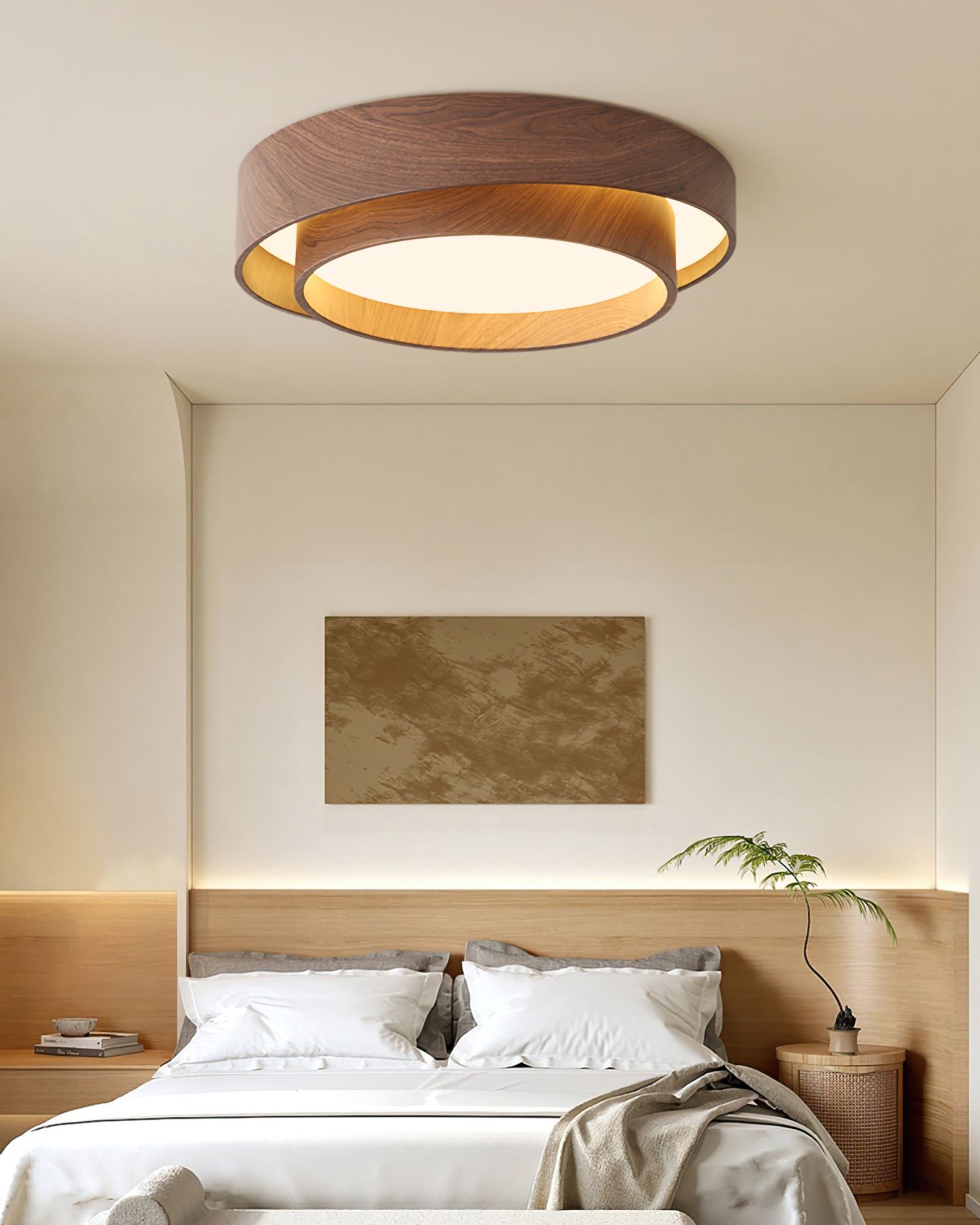 Lampe de Plafond LED Contemporaine - Éclairage Doux et Élégant pour Intérieur