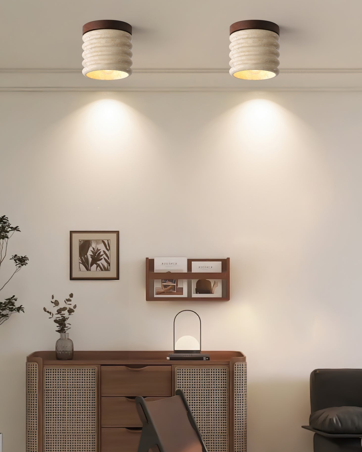 Lampe de Plafond Scandinave - Design Minimaliste et Éclairage Chaud
