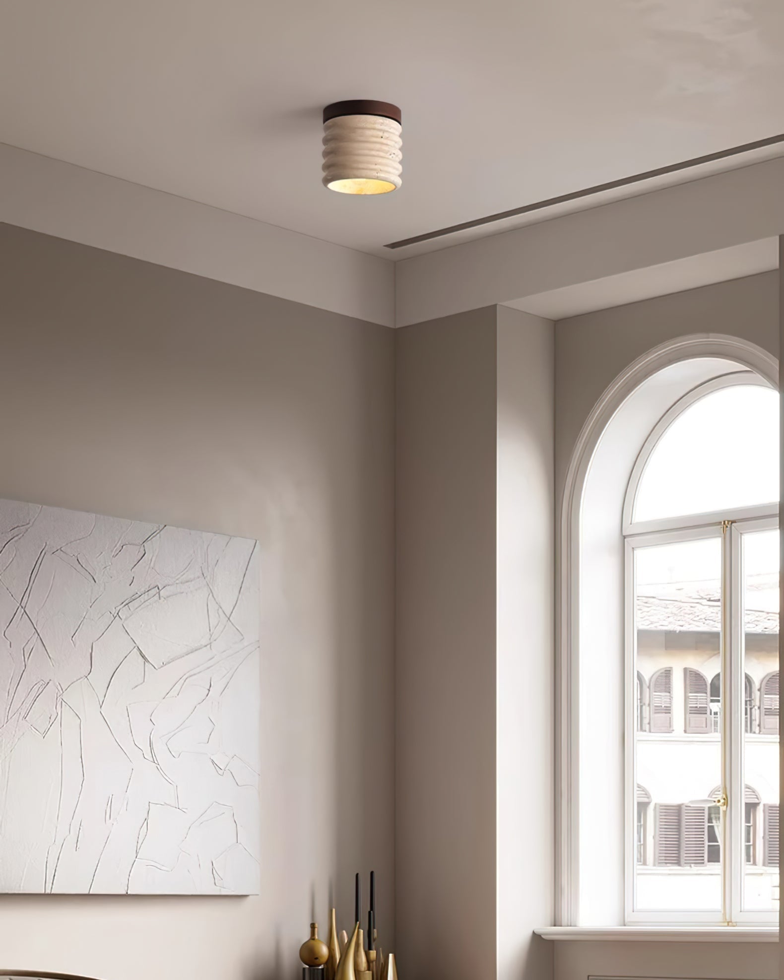 Lampe de Plafond Scandinave - Design Minimaliste et Éclairage Chaud