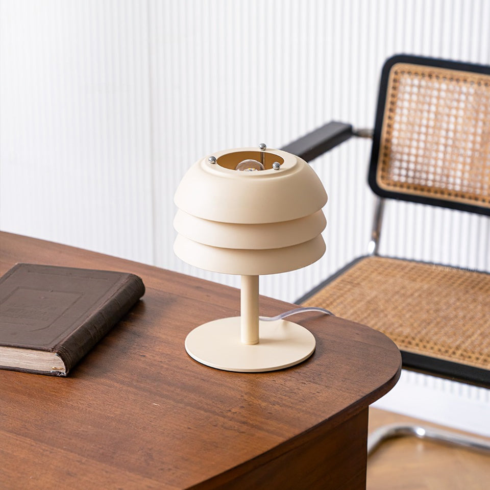 Lampe de Bureau Élégante - Design en Couches et Éclairage Cozy