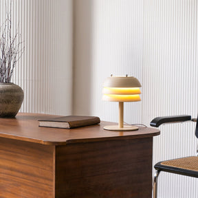 Lampe de Bureau Élégante - Design en Couches et Éclairage Cozy