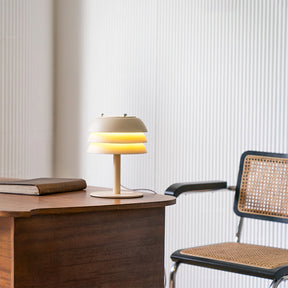 Lampe de Bureau Élégante - Design en Couches et Éclairage Cozy