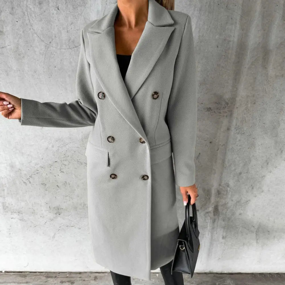 Manteau Trench Long pour Femme - Élégance Classique et Confort Durable